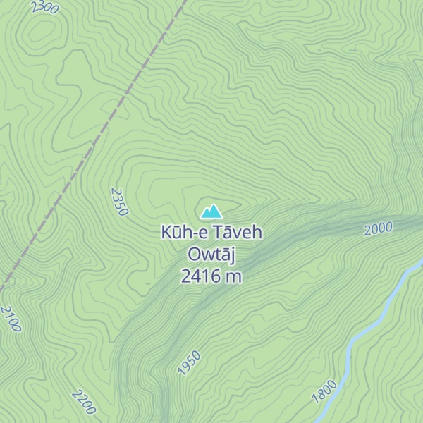 Map of Kūh-e Tāveh Owtāj