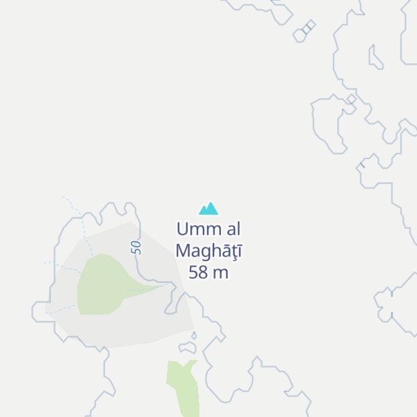 Map of Umm al Maghāţī