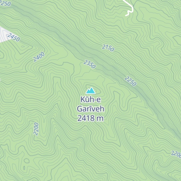 Map of Kūh-e Garīveh
