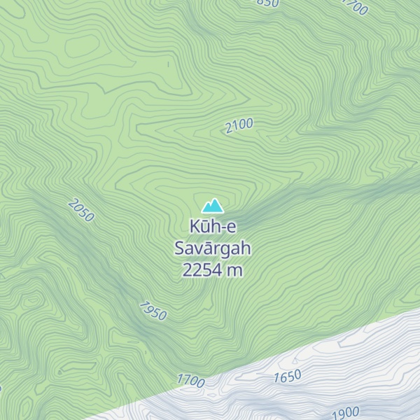 Map of Kūh-e Chājū