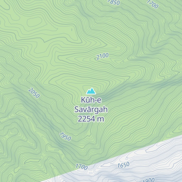 Map of Kūh-e Savārgah