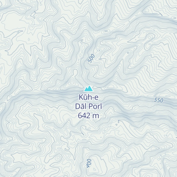Map of Kūh-e Dāl Porī