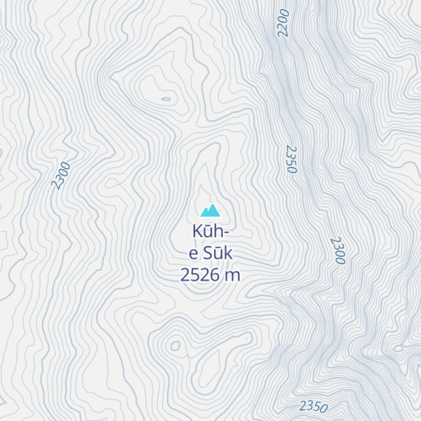 Map of Kūh-e Sūk