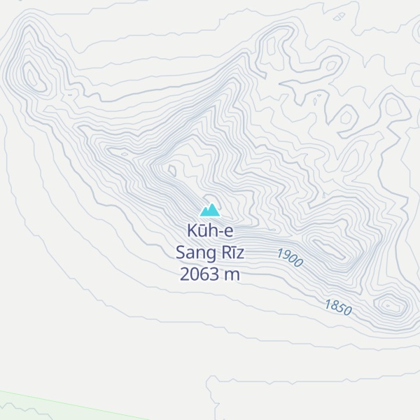 Map of Kūh-e Sang Rīz