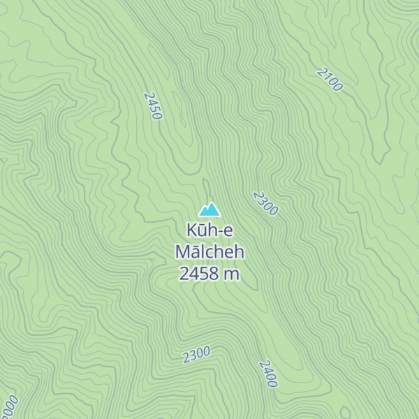 Map of Kūh-e Mālcheh
