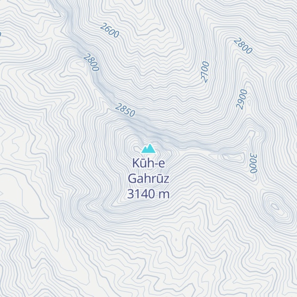 Map of Kūh-e Gahrūz