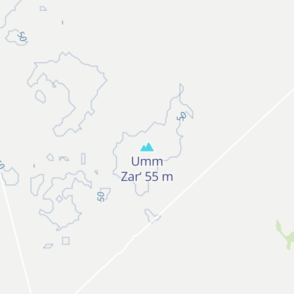 Map of Umm Zar‘