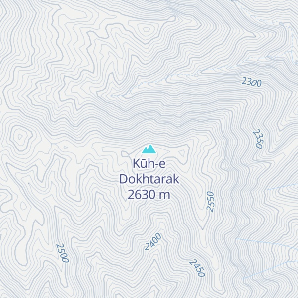 Map of Kūh-e Dokhtarak