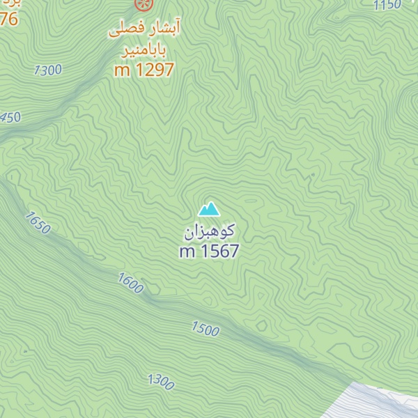 Map of کوهبزان