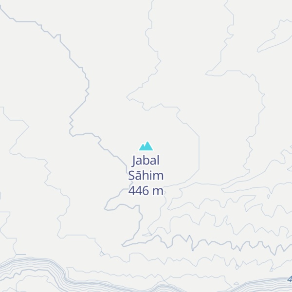 Map of Jabal Sāhim