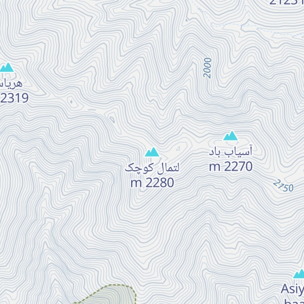Map of لتمال کوچک