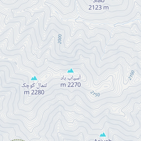Map of آسیاب باد