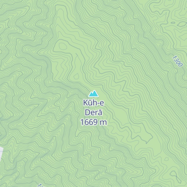 Map of Kūh-e Derā
