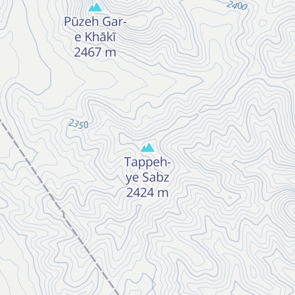 Map of Tappeh-ye Sabz