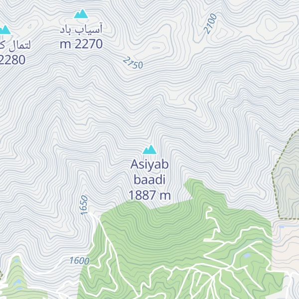 Map of Asiyab baadi