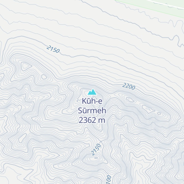 Map of Kūh-e Sūrmeh