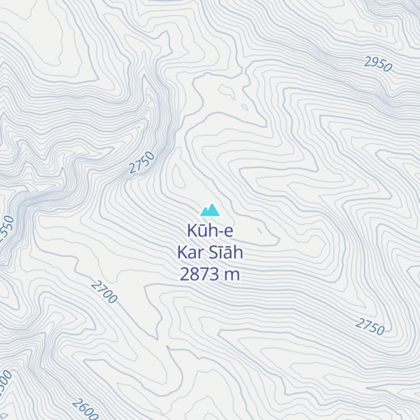 Map of Kūh-e Kar Sīāh