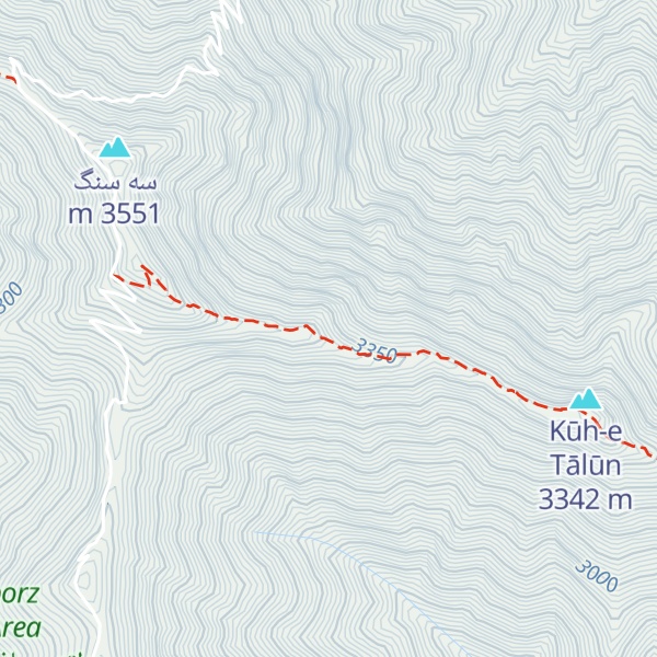 Map of Kūh-e Sīāh Sang