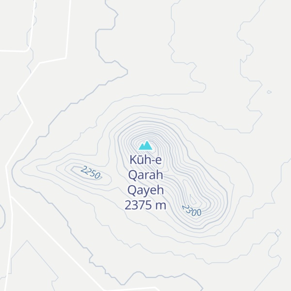 Map of Kūh-e Qarah Qayeh