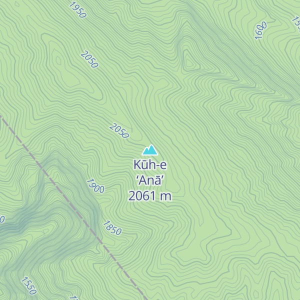 Map of Kūh-e ‘Anā’