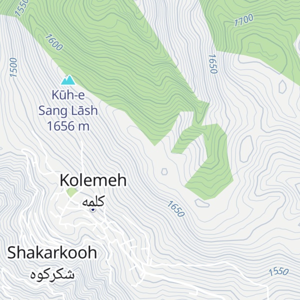 Map of Kūh-e Pesarak