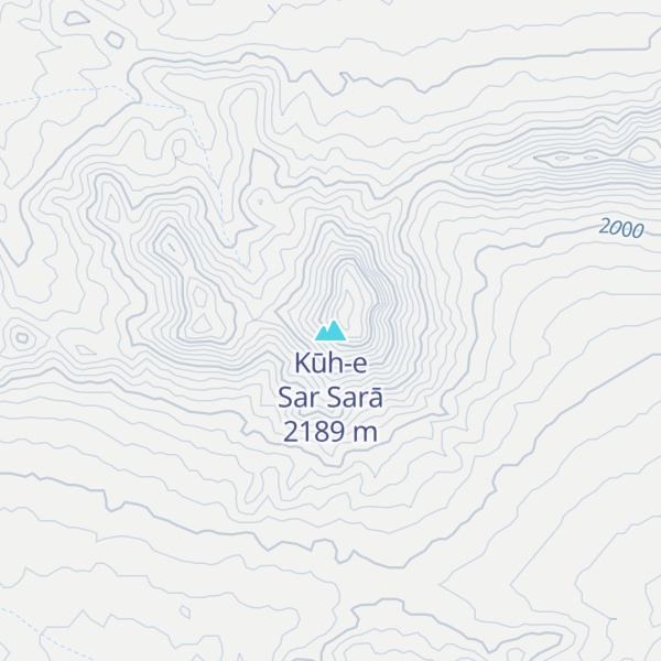 Map of Kūh-e Sar Sarā