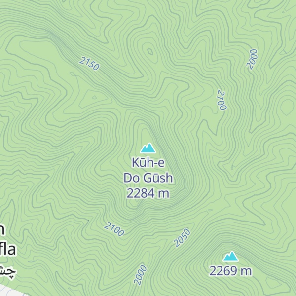 Map of Kūh-e Do Gūsh