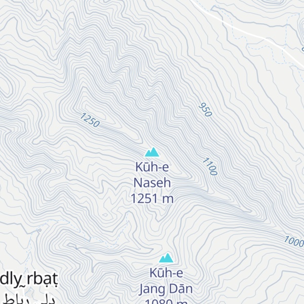 Map of Kūh-e Naseh