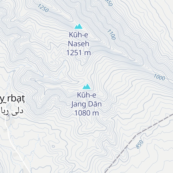 Map of Kūh-e Jang Dān