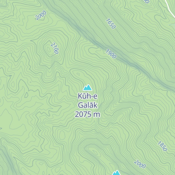 Map of Kūh-e Galāk