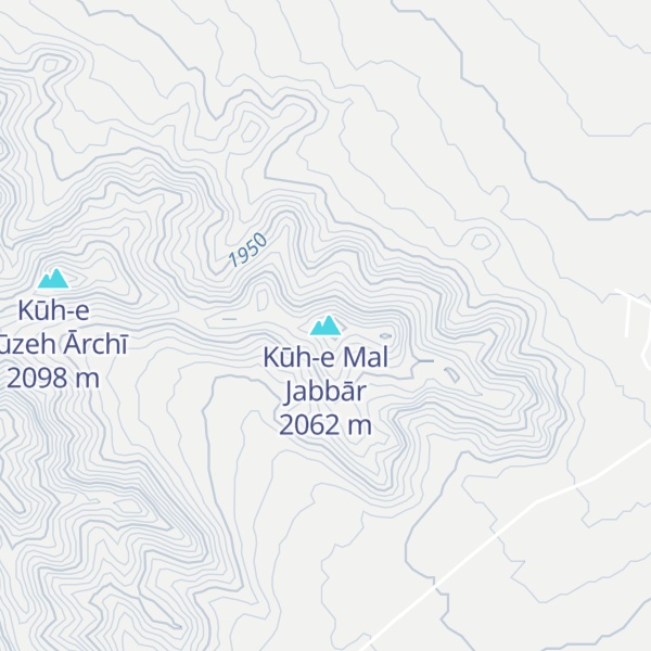 Map of Kūh-e Mal Jabbār