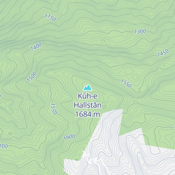 Map of Kūh-e Halīstān