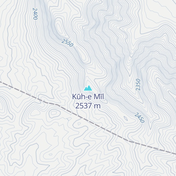 Map of Kūh-e Mīl