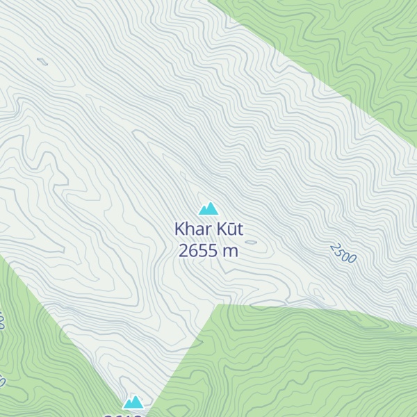 Map of Khar Kūt