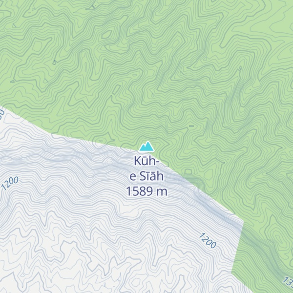 Map of Kūh-e Sīāh