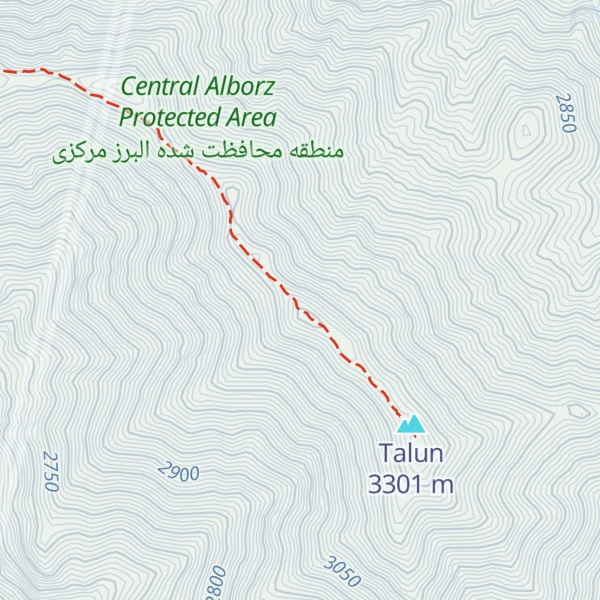 Map of Kūh-e Gazban