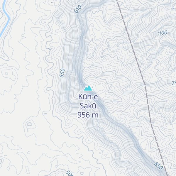 Map of Kūh-e Sakū