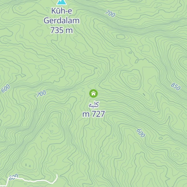 Map of کلبه