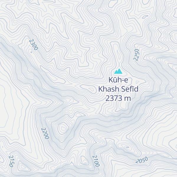Map of Kūh-e Tīzlū Darvāzeh
