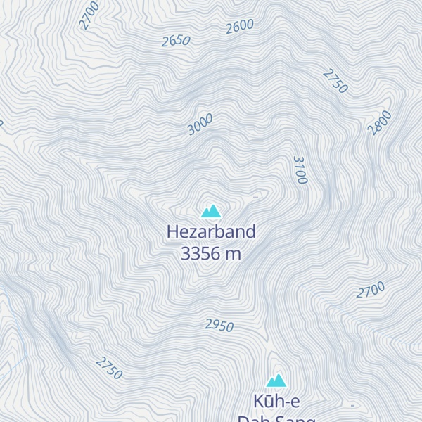 Map of Hezarband