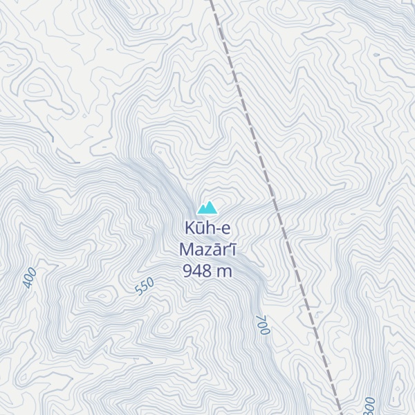 Map of Kūh-e Mazār‘ī