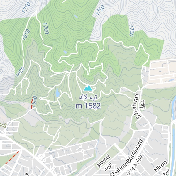 Map of تپه لاله