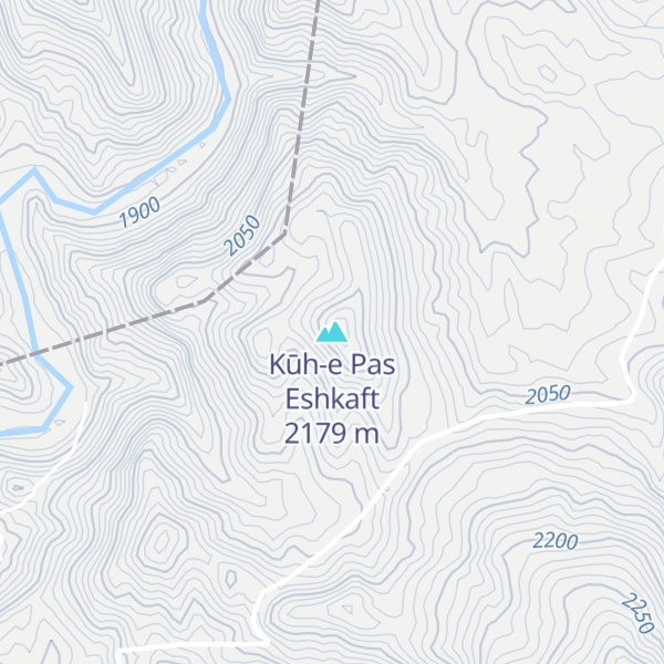 Map of Kūh-e Pas Eshkaft