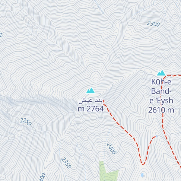 Map of بند عیش