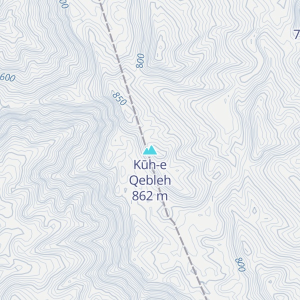 Map of Kūh-e Qebleh