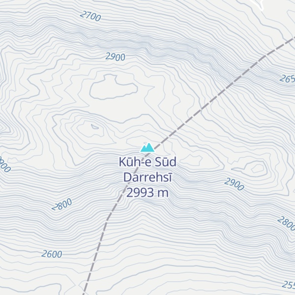 Map of Kūh-e Sūd Darrehsī