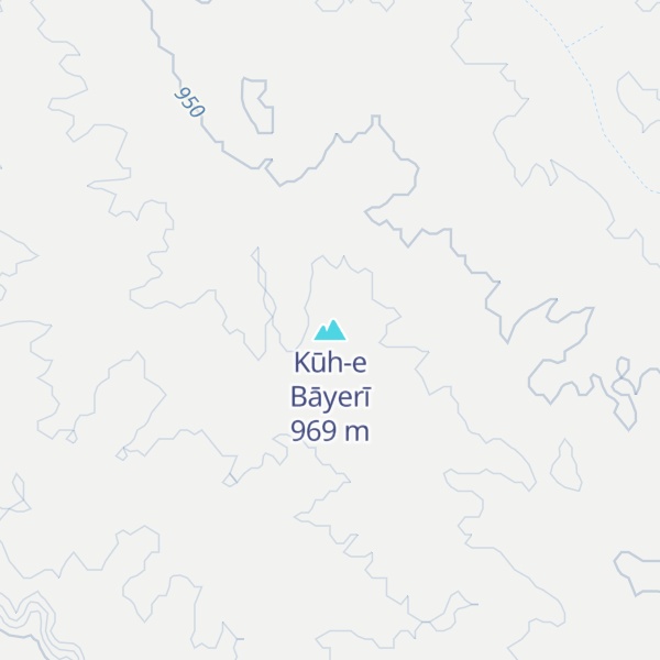 Map of Kūh-e Bāyerī