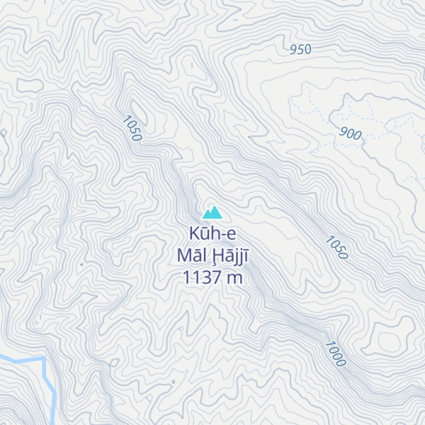Map of Kūh-e Māl Ḩājjī