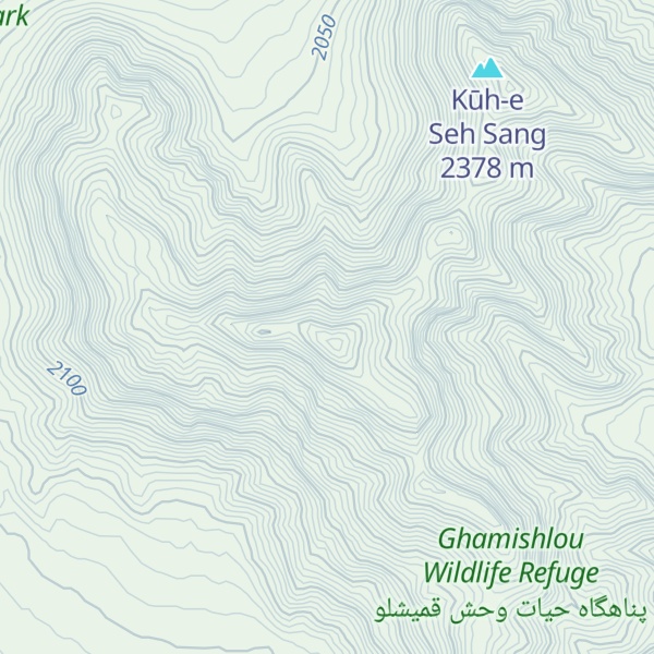 Map of Kūh-e Sīāh Kūh
