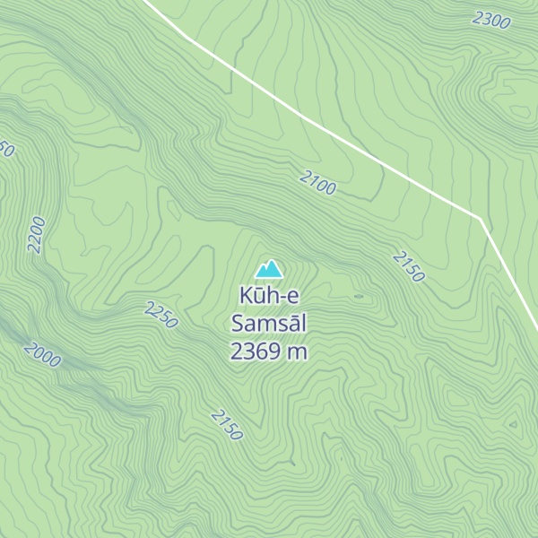 Map of Kūh-e Samsāl